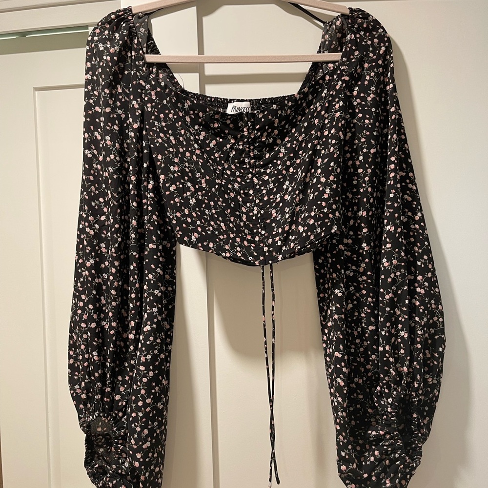 Princess Polly Long Sleeve Crop Top